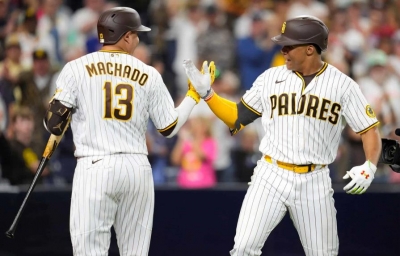 Sobre Manny Machado y Juan Soto puede recaer gran parte de la responsabilidad ofensiva.|||||