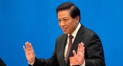 Zhang Yesui durante la rueda de prensa, el 4 de marzo de 2018.