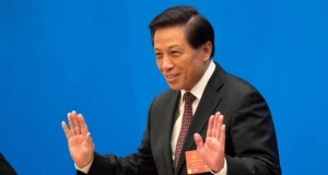 Zhang Yesui durante la rueda de prensa, el 4 de marzo de 2018.