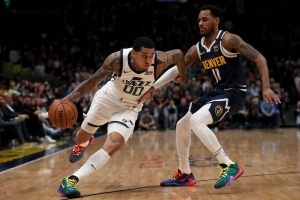 Los Jazz caen en Denver pese a la gran noche de Jordan Clarkson