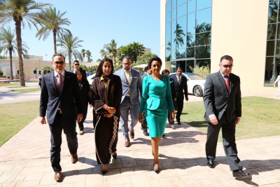 Instituto de Mujeres de Dubái expresa interés a primera dama de dar a conocer sus acciones en América Latina