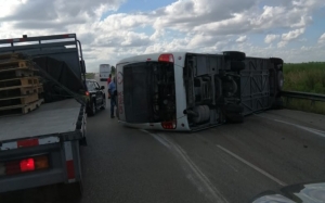 Varios turistas heridos en accidente Autovía del Coral