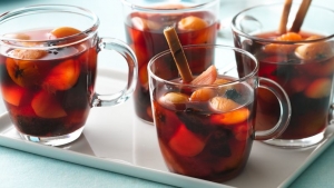 Ponche de Frutas Navideño