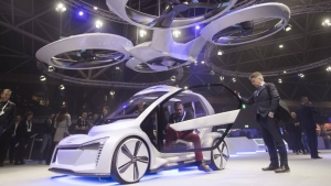 Un coche volador que anticipa el futuro del transporte urbano