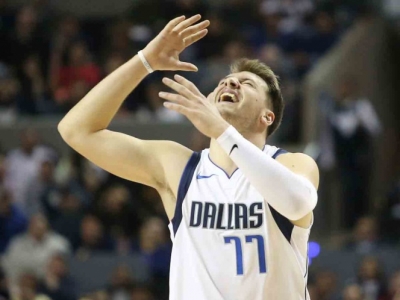 Luka Doncic promedia 29,3 puntos, 9,6 rebotes y 8,9 asistencias por partido. (Reuters)